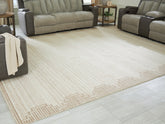 Prime Furniture - Ashley Furniture - Emorymore Rug - Extra Large Rug / Brown/Beige - R407300